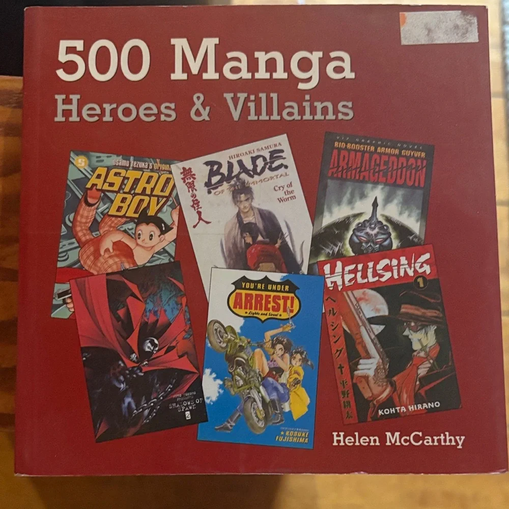 500 Manga Heroes & Villains Book